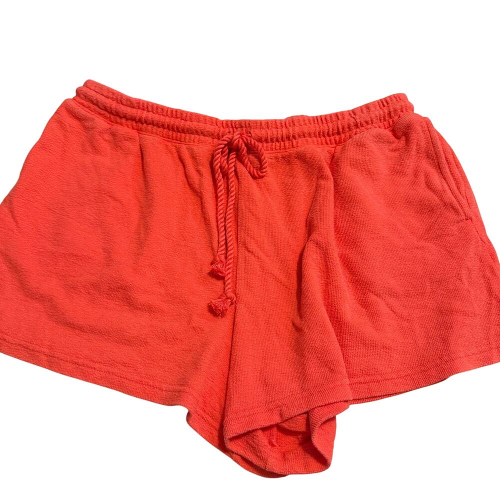 Universal Thread Women's Coral Orange High-Rise French Terry Shorts - XXL - NWT